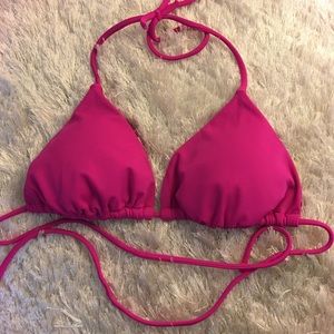 🔥🌊NEW Pink Padded LA Hearts Triangle Bikini
